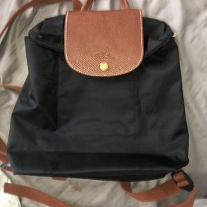 Longchamp La Pliage Mini Black Backpack